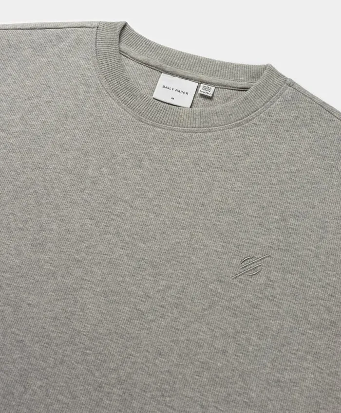 Women Grey Melange Mono Rib Sweater Daily Paper Hoodies and Sweaters Women Grey Melange Mono Rib Sweater Daily Paper Hoodies and Sweaters