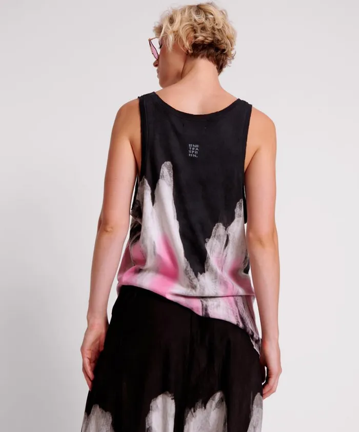 Women HAND DYED ICECREAM DADDIO SINGLET One Teaspoon Tees and Tanks