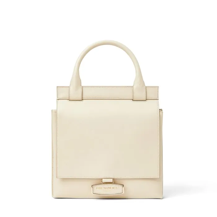 Women Handbags Bruno Magli Etta Cream Handbag