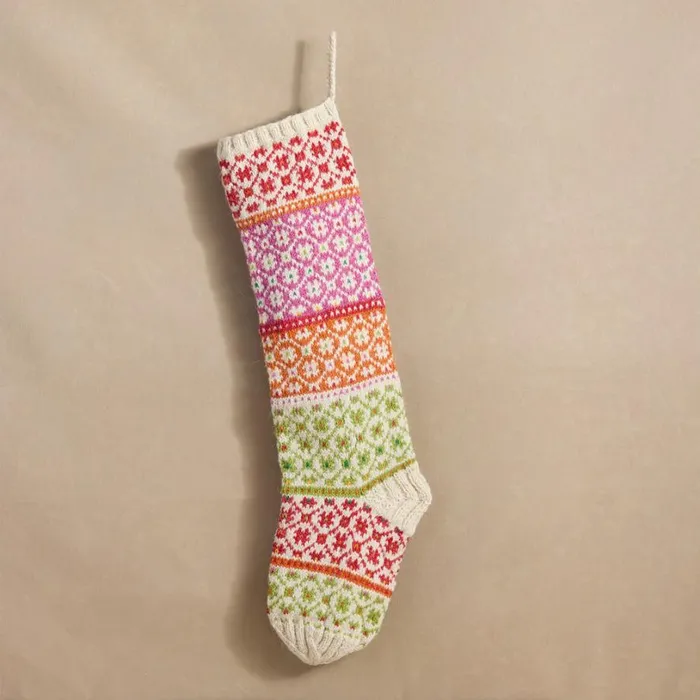Women Heirloom Joyful Delight Stocking Sundance Catalog Seasonal