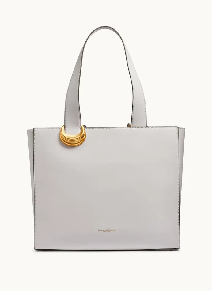 Women HEWLETT TOTE Brilliant White Donna Karan New York Totes