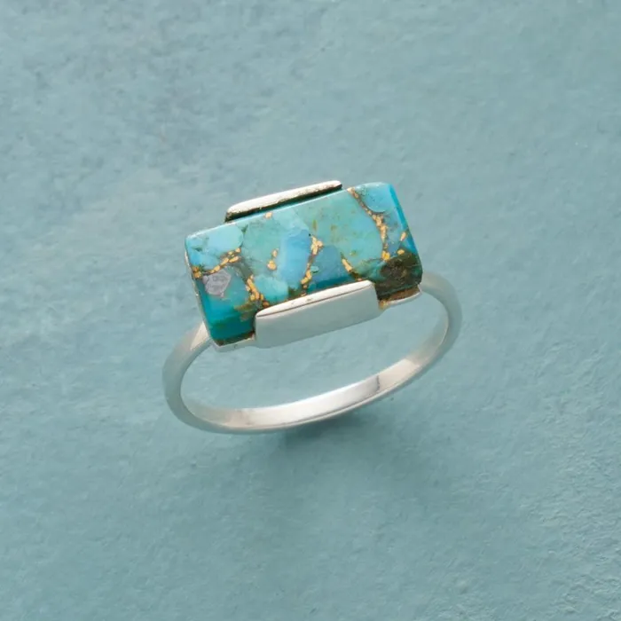 Women Hold Me Turquoise Ring Sundance Catalog Rings