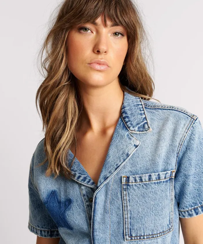 Women HOLLYWOOD NIGHT MOVERS DENIM JUMPSUIT One Teaspoon Denim Jumpsuits Women HOLLYWOOD NIGHT MOVERS DENIM JUMPSUIT One Teaspoon Denim Jumpsuits