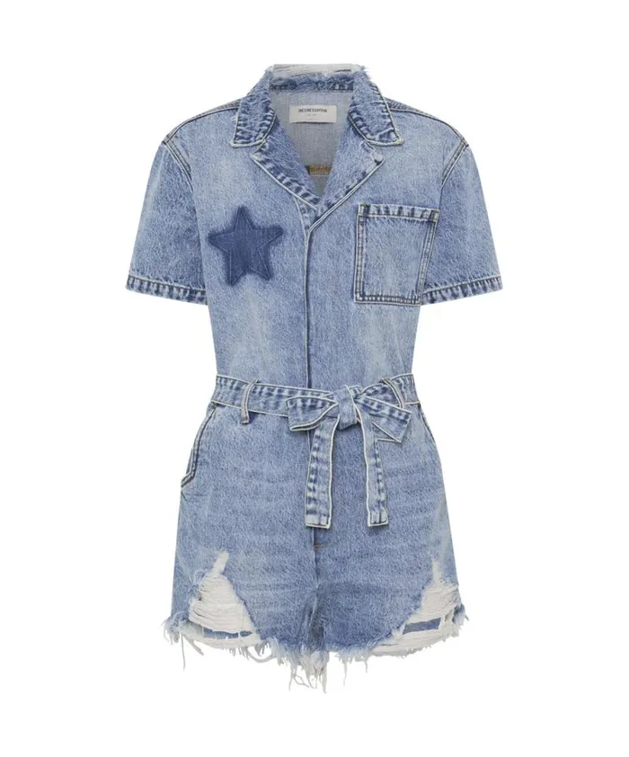 Women HOLLYWOOD NIGHT MOVERS DENIM JUMPSUIT One Teaspoon Denim Jumpsuits Women HOLLYWOOD NIGHT MOVERS DENIM JUMPSUIT One Teaspoon Denim Jumpsuits