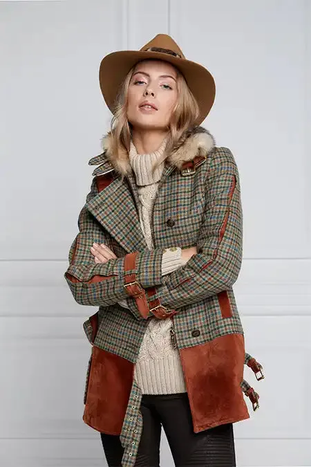 Women In Stock Tailoring Holland Cooper Balmoral Field Jacket Bredon Tweed