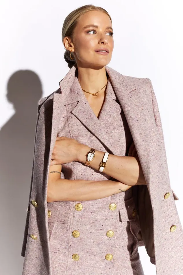 Women In Stock Tailoring Holland Cooper Chelsea Dress Anniversary Pink