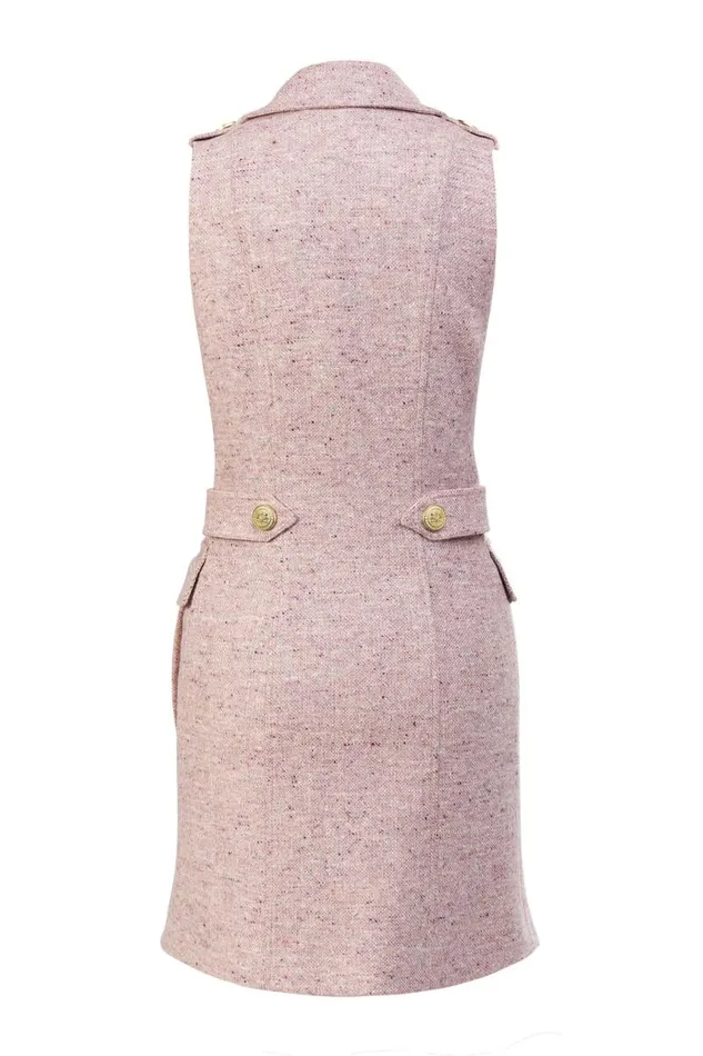 Women In Stock Tailoring Holland Cooper Chelsea Dress Anniversary Pink