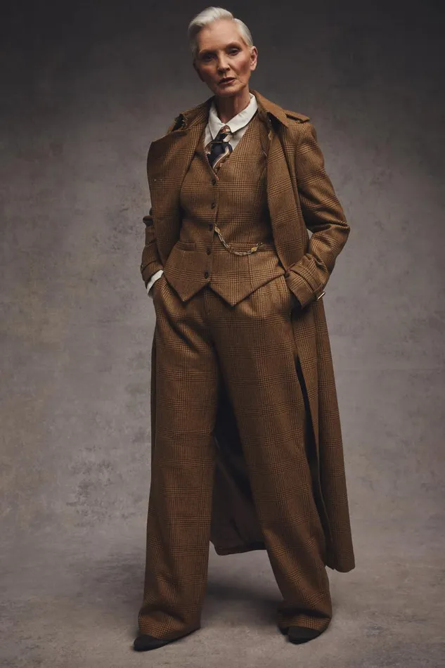Women In Stock Tailoring Holland Cooper High Waisted Straight Trouser Tawny