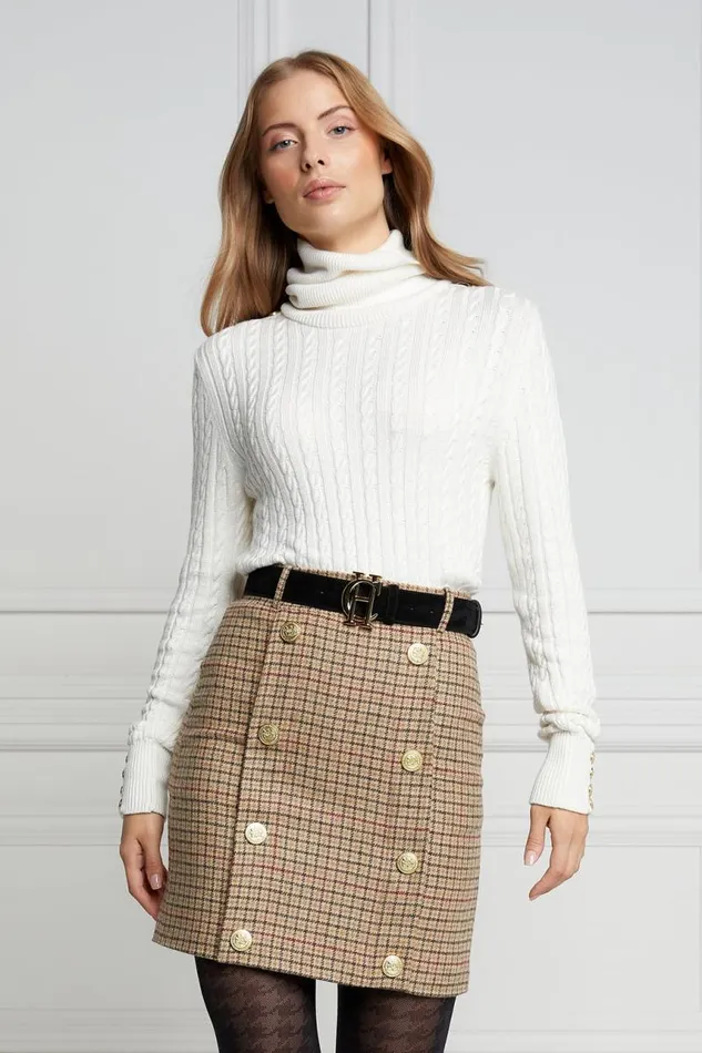 Women In Stock Tailoring Holland Cooper Knightsbridge Skirt Charlton Tweed