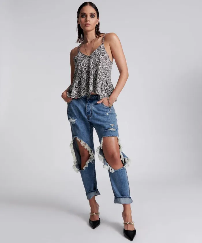 Women INTERFERENCE RUNAWAY CAMI One Teaspoon Tops