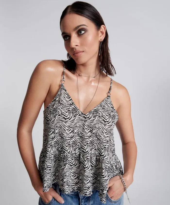 Women INTERFERENCE RUNAWAY CAMI One Teaspoon Tops Women INTERFERENCE RUNAWAY CAMI One Teaspoon Tops