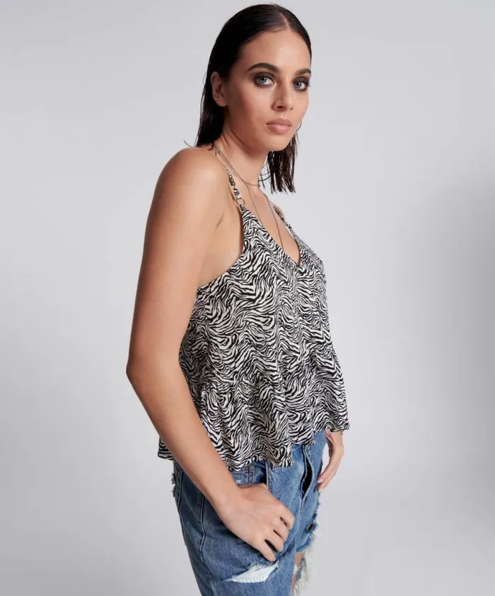 Women INTERFERENCE RUNAWAY CAMI One Teaspoon Tops Women INTERFERENCE RUNAWAY CAMI One Teaspoon Tops