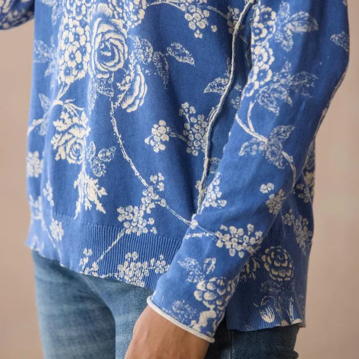 Women Inti Floral Sweater Chive Sundance Catalog Sweaters