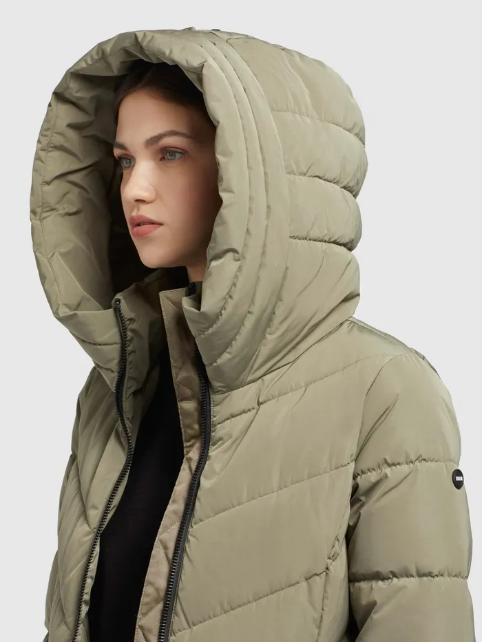 Women Jacke FORMIN Blassgrn Blassgrn Puffer Jackets KHUJO