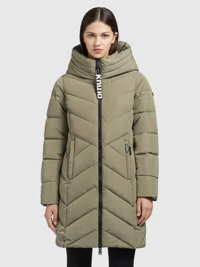Women Jacke FORMIN Blassgrn Blassgrn Puffer Jackets KHUJO