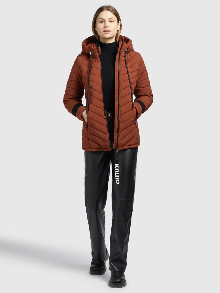 Women Jacke PATT2 LIGHT Rotbraun Quilted Jackets KHUJO