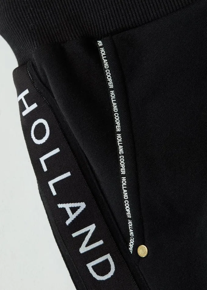 Women Joggers Holland Cooper Deluxe Jogger Black Women Joggers Holland Cooper Deluxe Jogger Black
