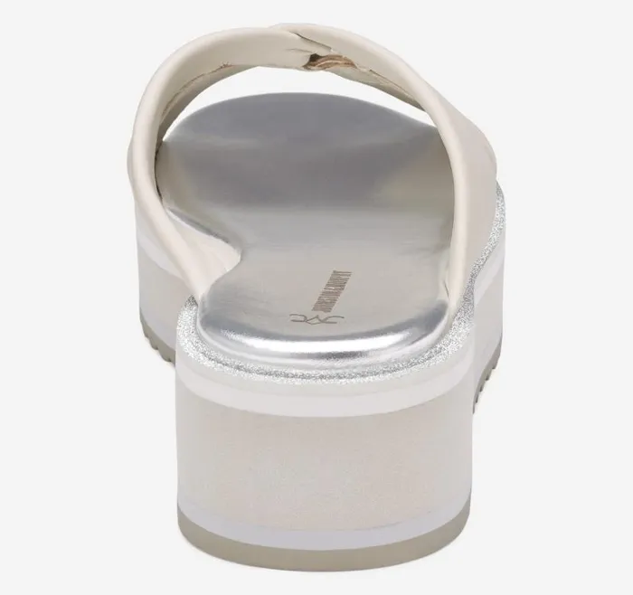 Women Johnston and Murphy Sandals Grace CrossBand Slide Bone Glove Leather Women Johnston and Murphy Sandals Grace CrossBand Slide Bone Glove Leather