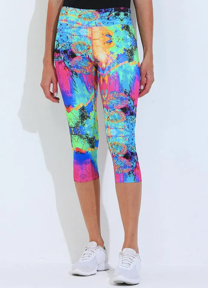 Women JoJo Capri Surreal Dona Jo Leggings and Capris