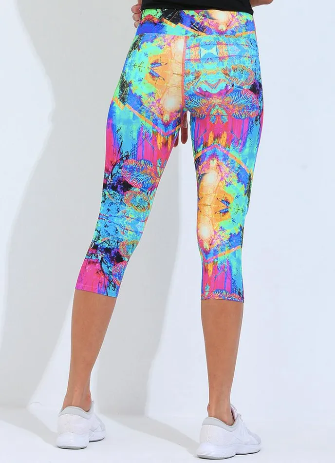 Women JoJo Capri Surreal Dona Jo Leggings and Capris
