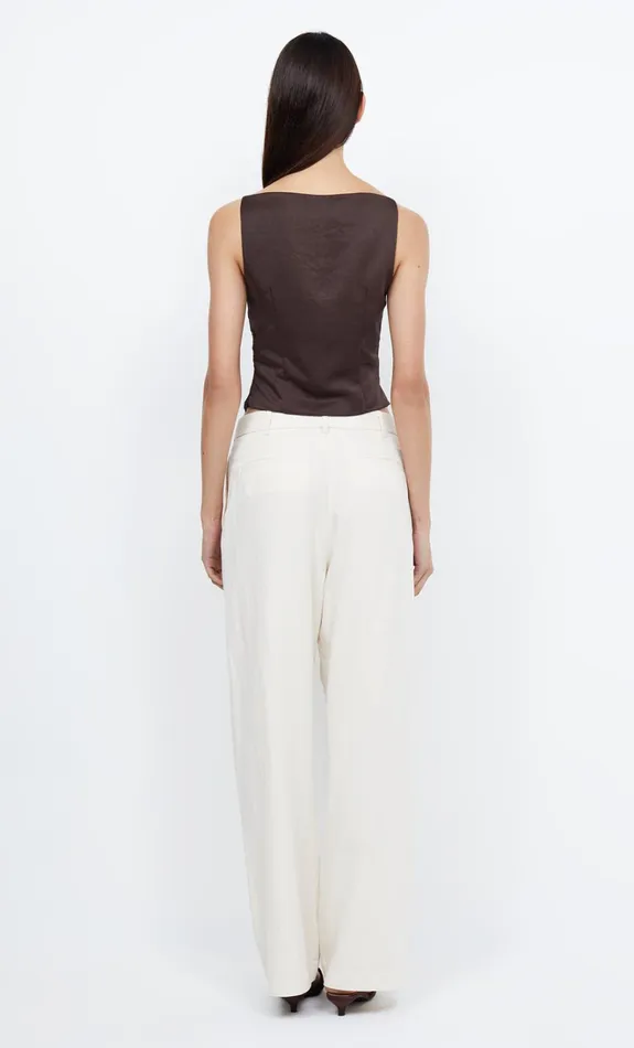 Women JONES BOATNECK TOP 8211 COCOA Bec Bridge Sleeveless