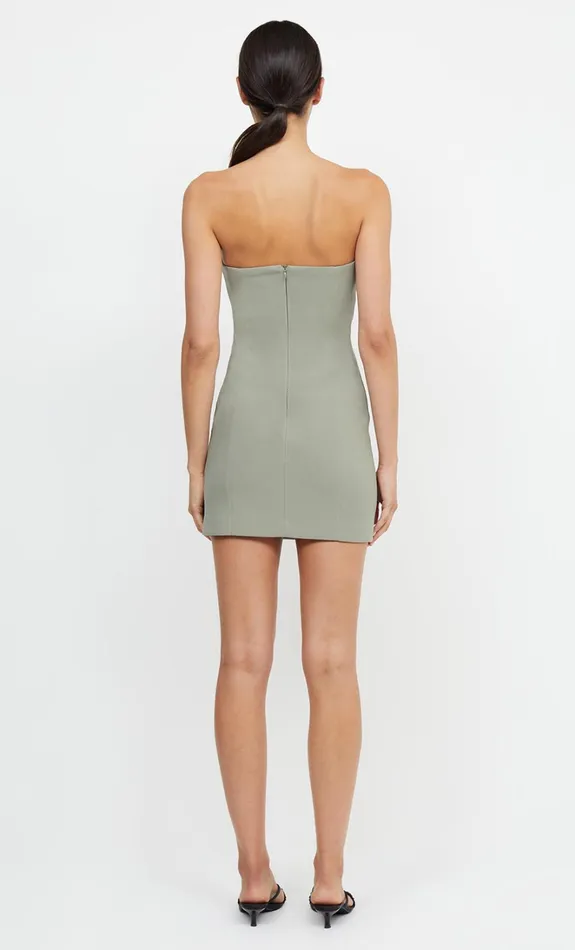 Women KARINA STRAPLESS SPLIT MINI DRESS 8211 SAGE Bec Bridge Mini Dresses