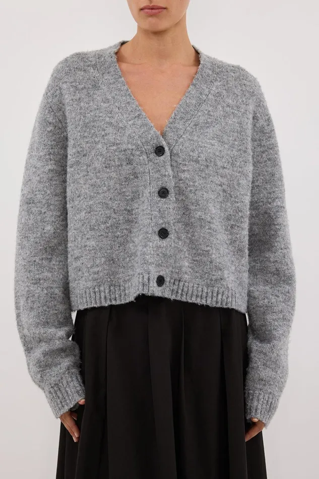 Women Knitted DISSH PIP SILVER MARLE KNIT CARDIGAN