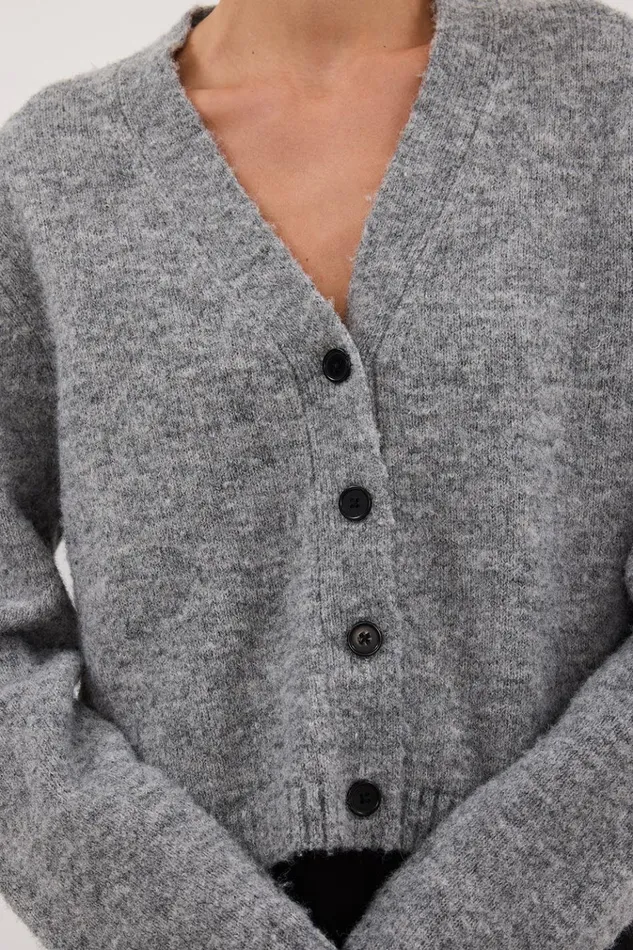 Women Knitted DISSH PIP SILVER MARLE KNIT CARDIGAN