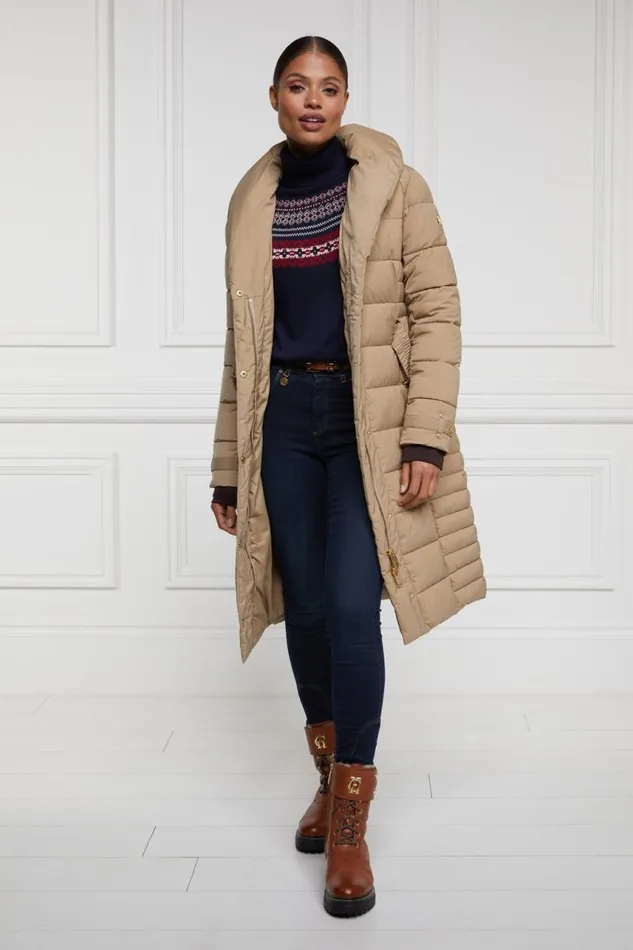 Women Knitwear Holland Cooper Whistler Roll Neck Knit Ink Navy