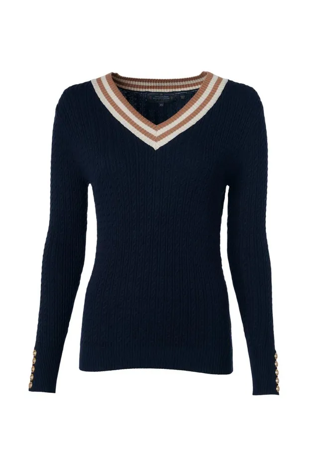 Women Knitwear Holland Cooper Zoe Knit Ink Navy