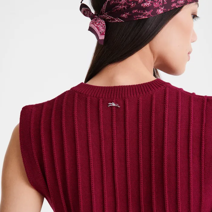 Women KnitwearTops and Blouses Longchamp Top Beetroot Women KnitwearTops and Blouses Longchamp Top Beetroot