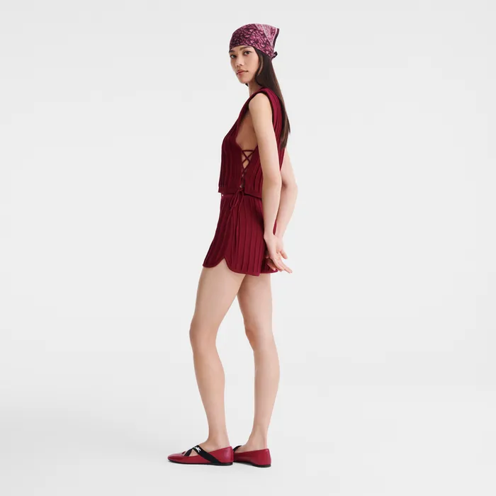 Women KnitwearTops and Blouses Longchamp Top Beetroot Women KnitwearTops and Blouses Longchamp Top Beetroot