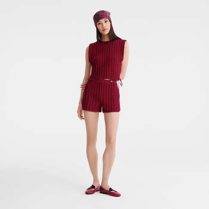Women KnitwearTops and Blouses Longchamp Top Beetroot Women KnitwearTops and Blouses Longchamp Top Beetroot