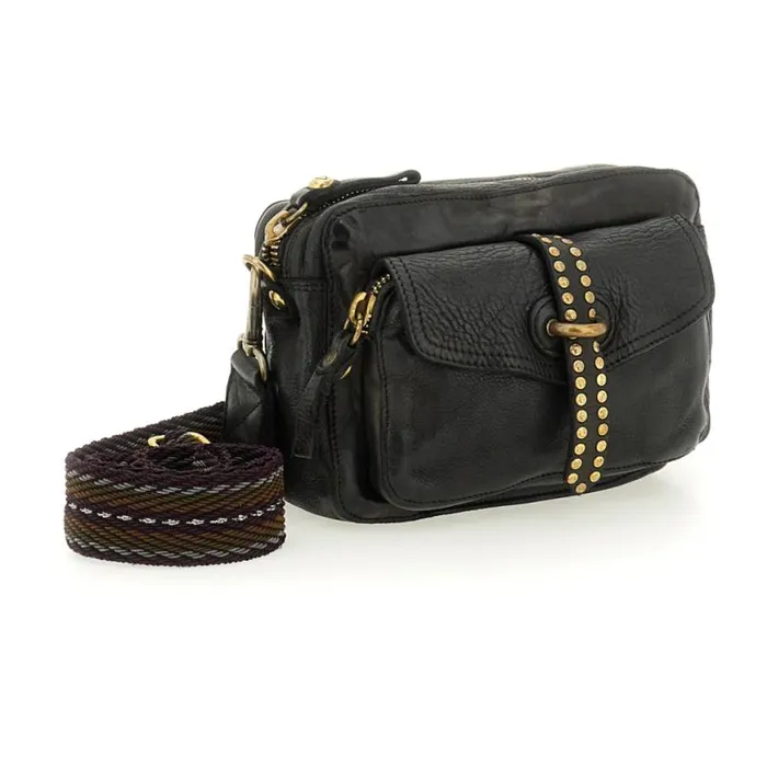 Women Kura Black Campomaggi Crossbody Bags