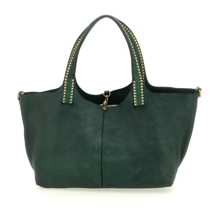 Women Kura Green Campomaggi ShoppersTote Bags