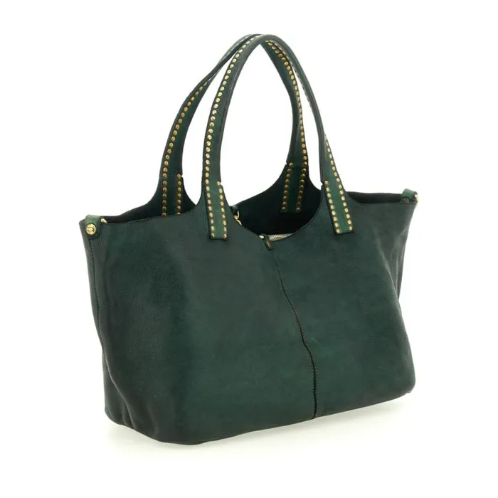 Women Kura Green Campomaggi ShoppersTote Bags Women Kura Green Campomaggi ShoppersTote Bags