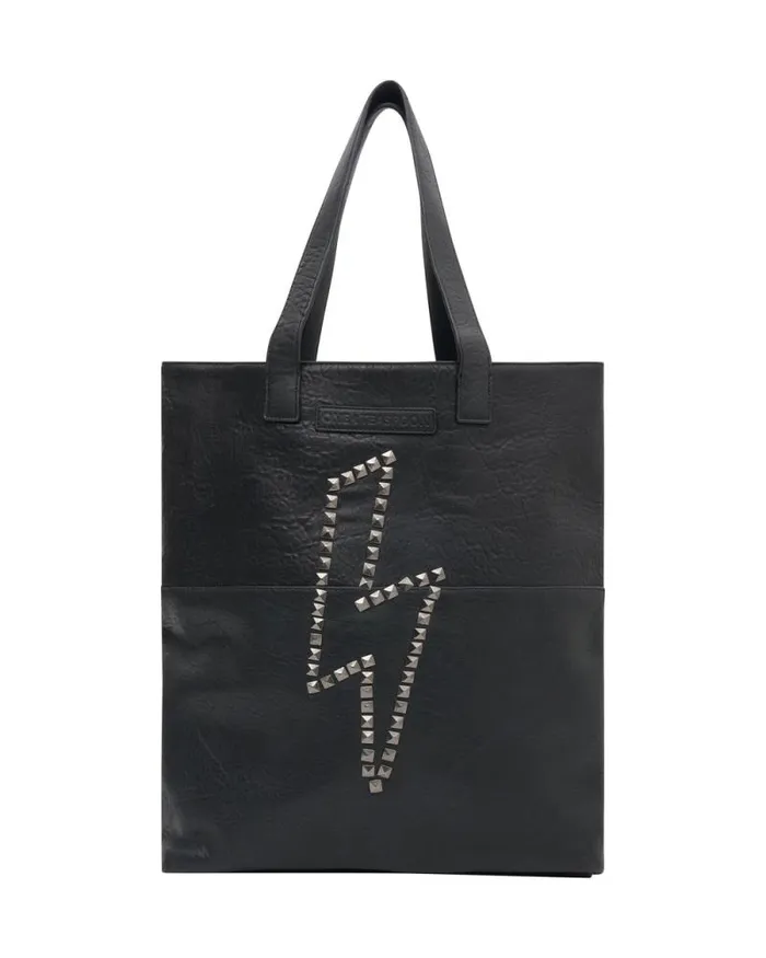 Women LEATHER STUDDED LIGHTNING BOLT TOTE One Teaspoon Bags Women LEATHER STUDDED LIGHTNING BOLT TOTE One Teaspoon Bags