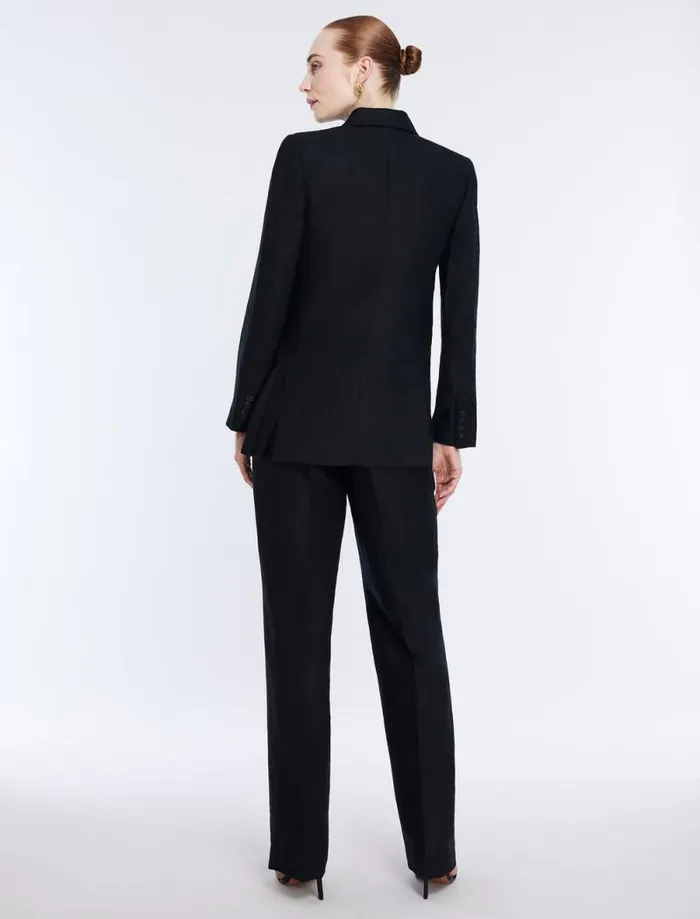 Women Linen Blazer Black BCBG Jackets and Blazers Women Linen Blazer Black BCBG Jackets and Blazers