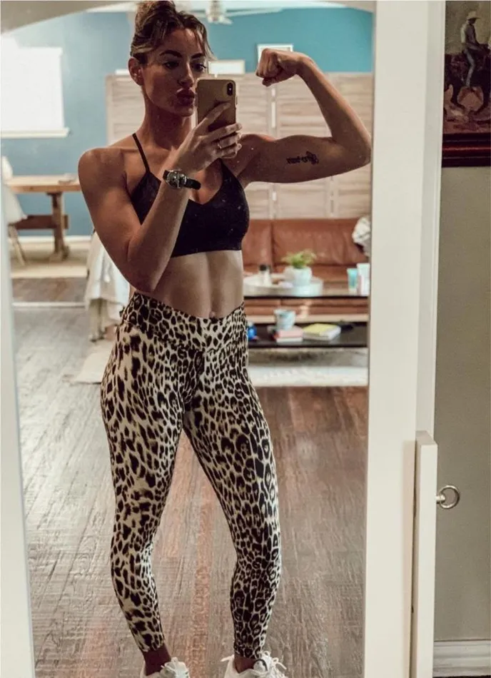 Women Lite Legging Cheetah Dona Jo Leggings and Capris