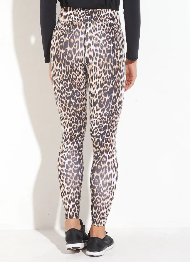 Women Lite Legging Cheetah Dona Jo Leggings and Capris