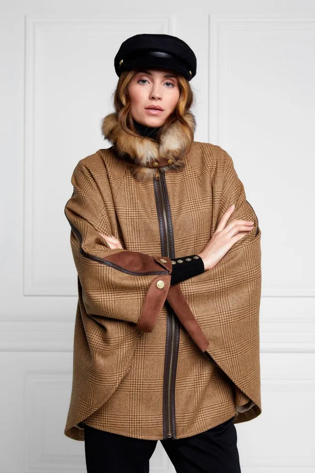 WomenLittle In Stock Tailoring Holland Cooper Chiltern Cape Tawny
