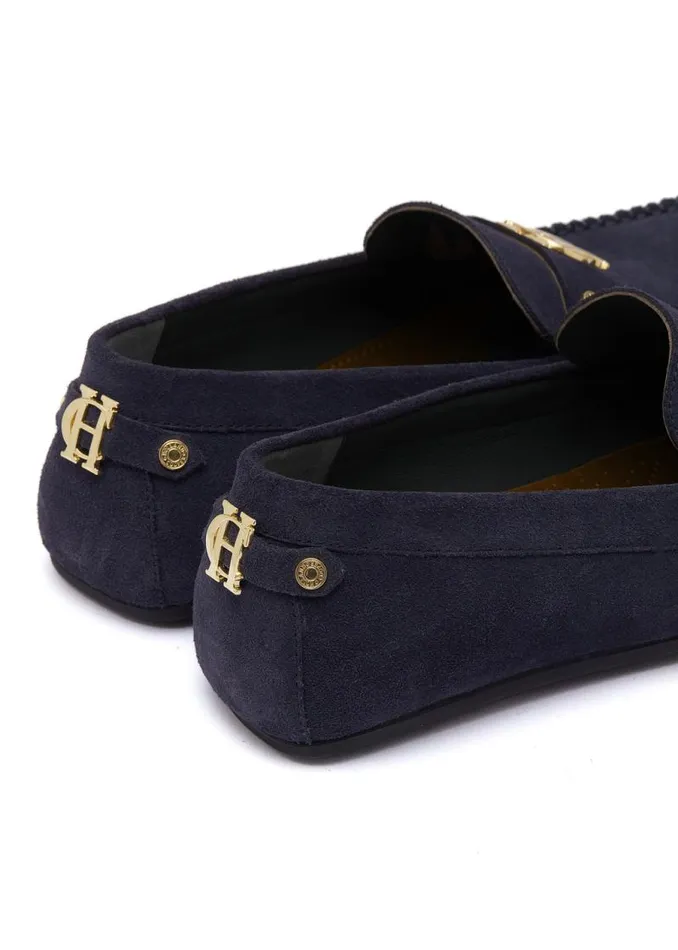 Women Loafers Holland Cooper The Driving Loafer Ink Navy Women Loafers Holland Cooper The Driving Loafer Ink Navy