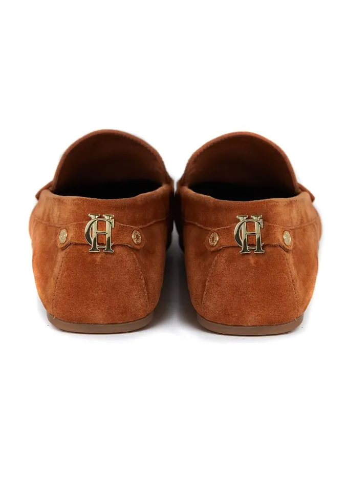 Women Loafers Holland Cooper The Driving Loafer Tan Women Loafers Holland Cooper The Driving Loafer Tan