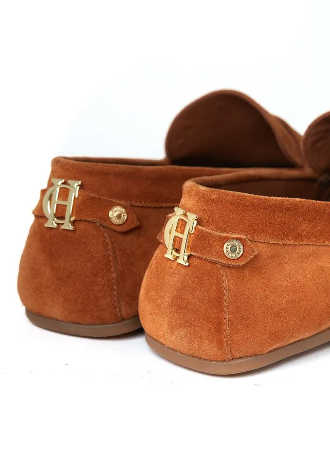 Women Loafers Holland Cooper The Driving Loafer Tan Women Loafers Holland Cooper The Driving Loafer Tan