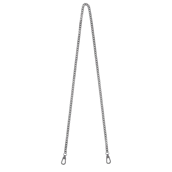 Women Longchamp Longchamp chane Shoulder strap Black Metal Shoulder straps