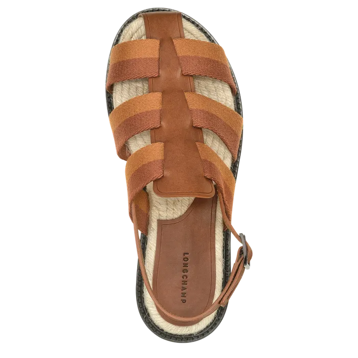 Women Longchamp Shadow Sandals Cognac Sandals Women Longchamp Shadow Sandals Cognac Sandals
