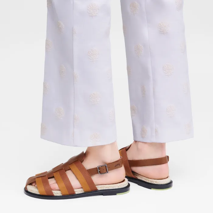 Women Longchamp Shadow Sandals Cognac Sandals Women Longchamp Shadow Sandals Cognac Sandals