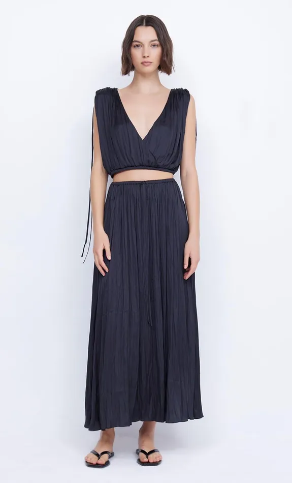 Women LOUANN WRAP TOP 8211 BLACK Bec Bridge Cropped