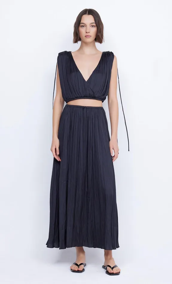 Women LOUANN WRAP TOP 8211 BLACK Bec Bridge Cropped