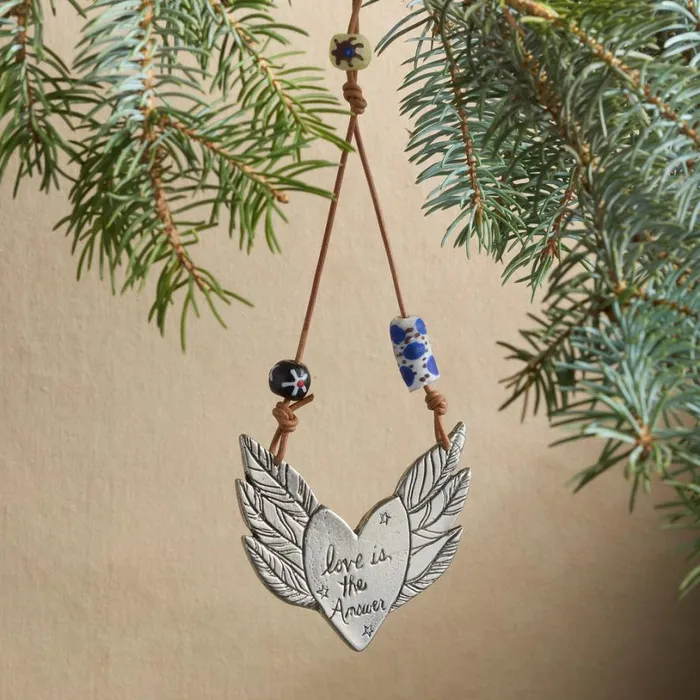 Women Love Is The Answer Ornament Sundance Catalog Seasonal